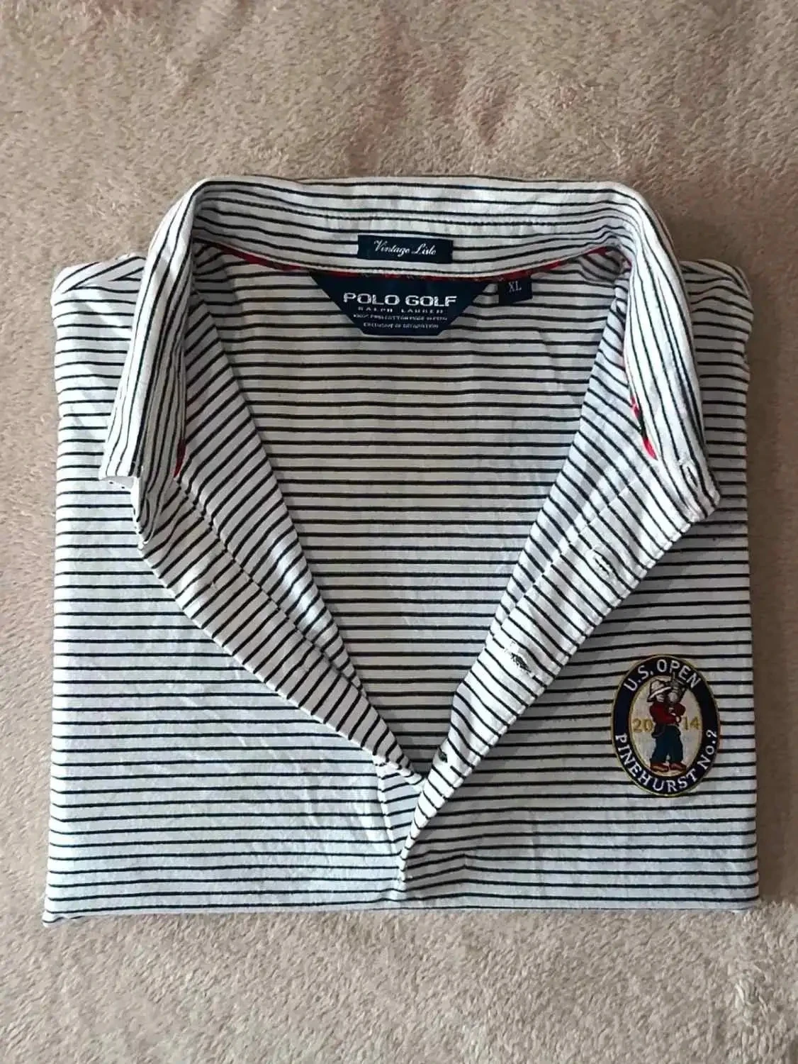 Ralph Lauren U.S. Open Vintage Lisle Golf Polo Size XL – photo 12
